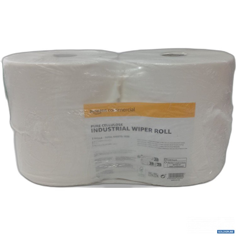 Artikel Nr. 989311 Artikel Nr. 989311: Amazon Commerical Pure Cellulose Industrial Wiper Roll 25,7x36cm (Blattgröße) je 815 Blatt 2Rollen