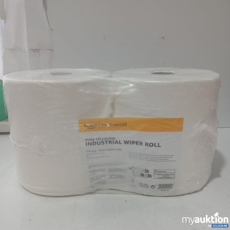 Artikel Nr. 989311 Artikel Nr. 989311: Amazon Commerical Pure Cellulose Industrial Wiper Roll 25,7x36cm (Blattgröße) je 815 Blatt 2Rollen