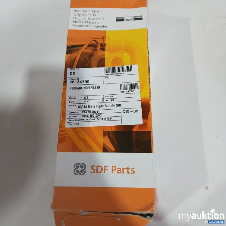 Artikel Nr. 521312 Artikel Nr. 521312: SDF Parts Hydraulikölfilter 28134790