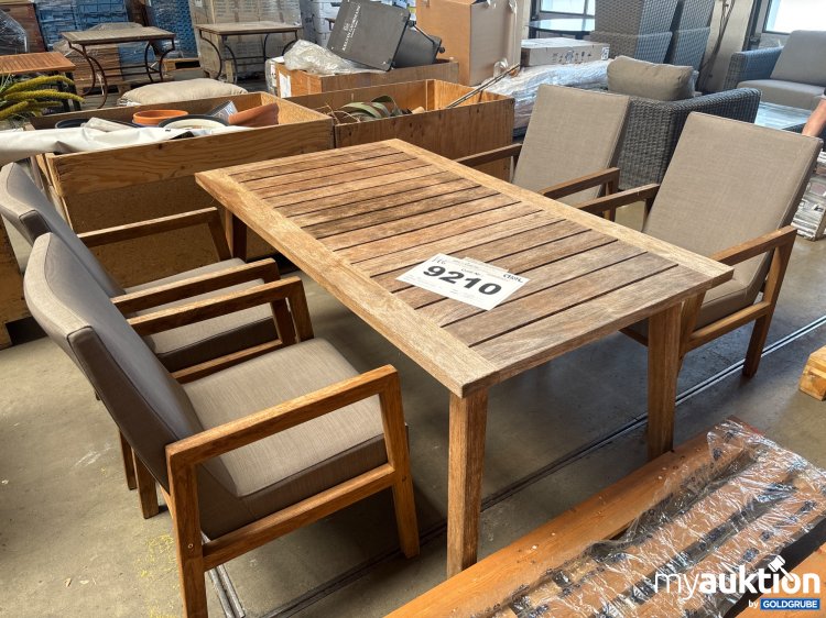Artikel Nr. 904312: 4 Seasons Gartengarnitur Tisch mit 4 Sessel