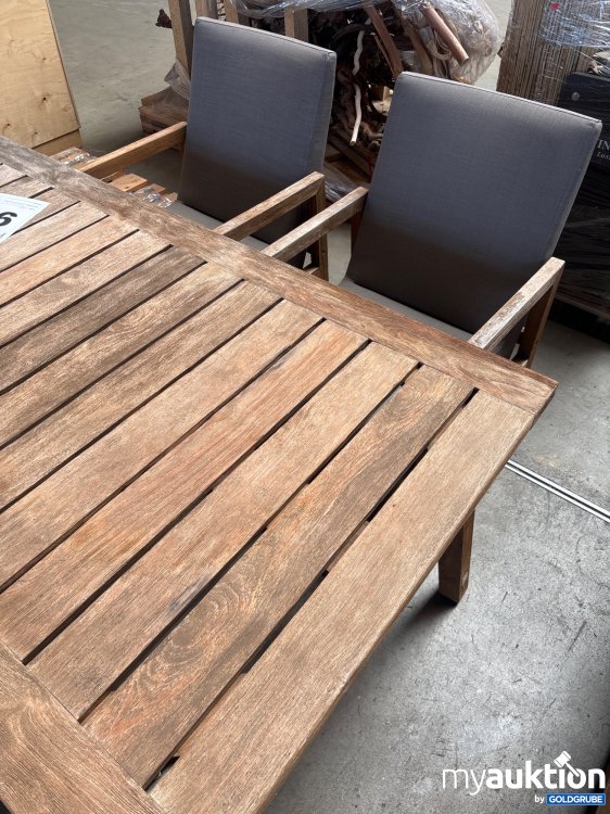 Artikel Nr. 904312: 4 Seasons Gartengarnitur Tisch mit 4 Sessel
