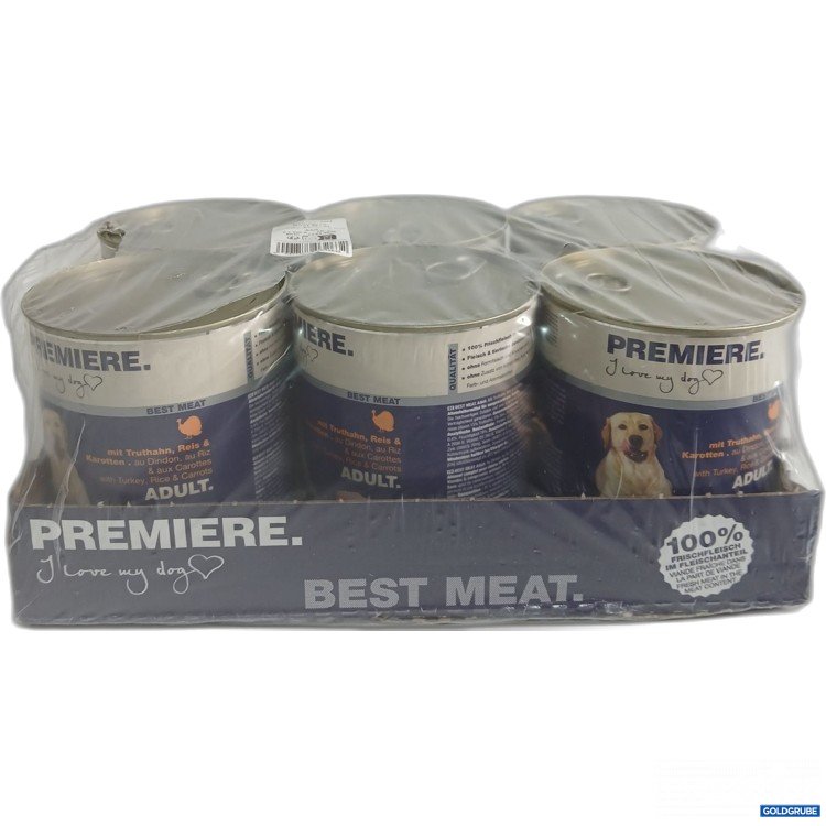 Artikel Nr. 959312: Premiere Best Meat Hundefutter Adult Truthahn, Karotten & Reis 6x800g 
