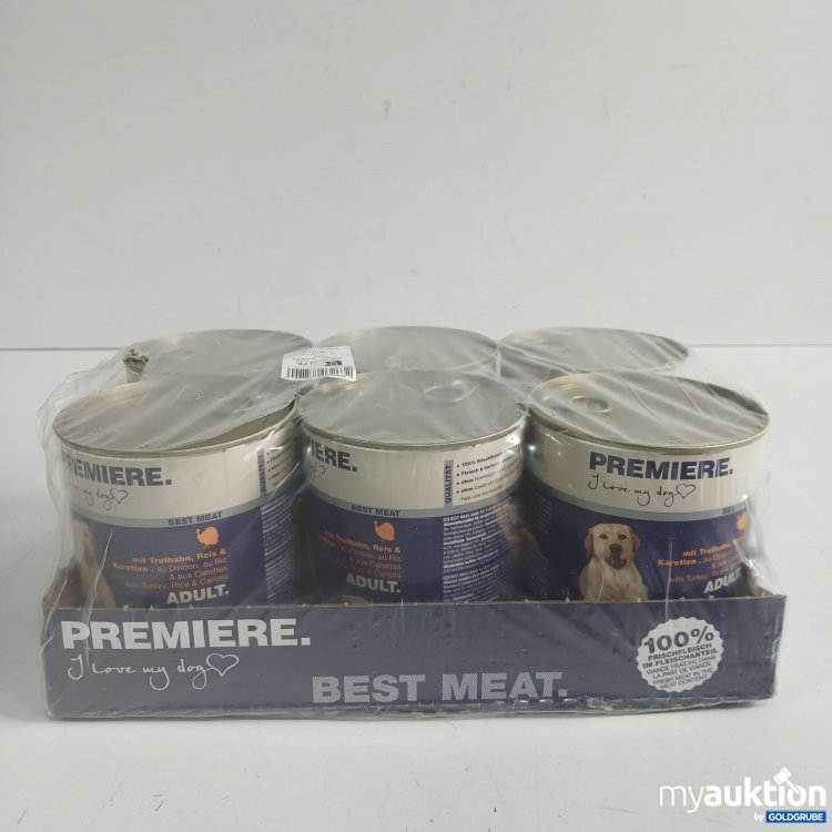 Artikel Nr. 959312: Premiere Best Meat Hundefutter Adult Truthahn, Karotten & Reis 6x800g 
