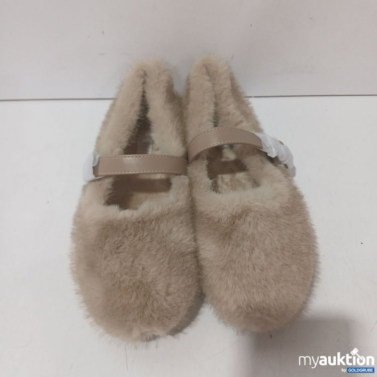 Artikel Nr. 993312 Artikel Nr. 993312: Miriade Bridget Mir Ballerinas flausch hellbraun Gr 38