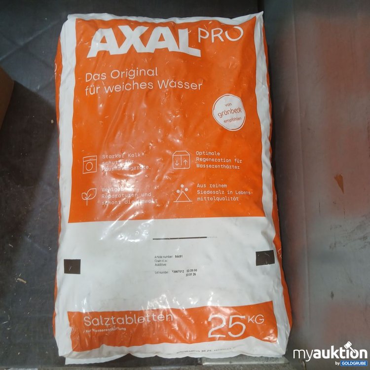 Artikel Nr. 996312 Artikel Nr. 996312: AXAL PRO Salztabletten 25 kg