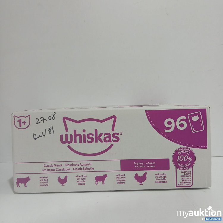 Artikel Nr. 856313: Whiskas Klassische Auswahl in Sauce 1+ 96x85g