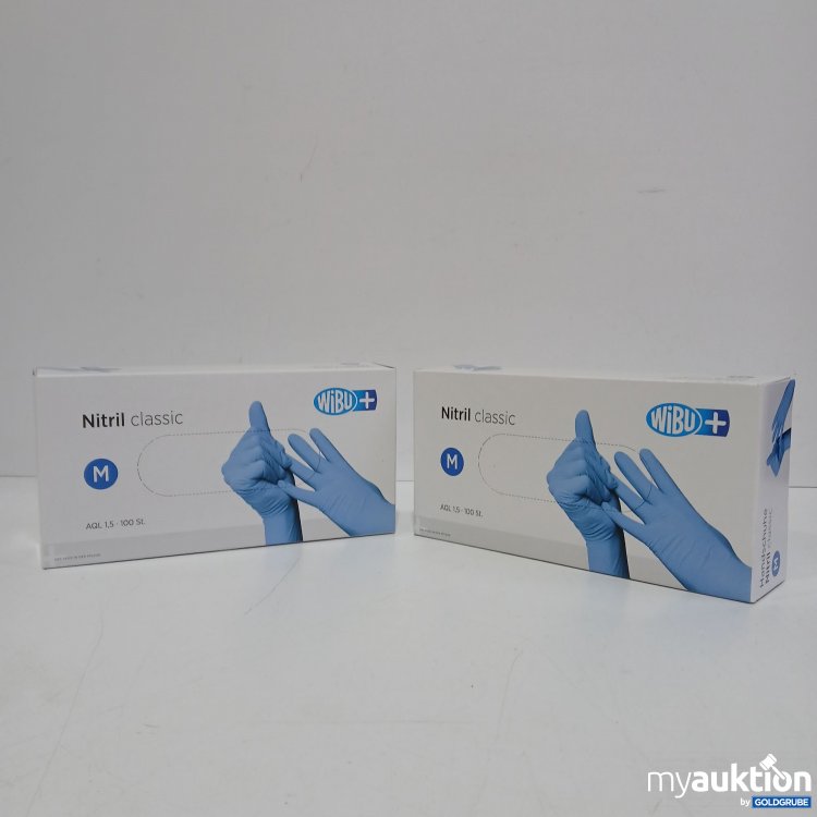 Artikel Nr. 865313 Artikel Nr. 865313: Nitril Wibu + Classic Handschuhe 100 Stück M / 2 Packungen