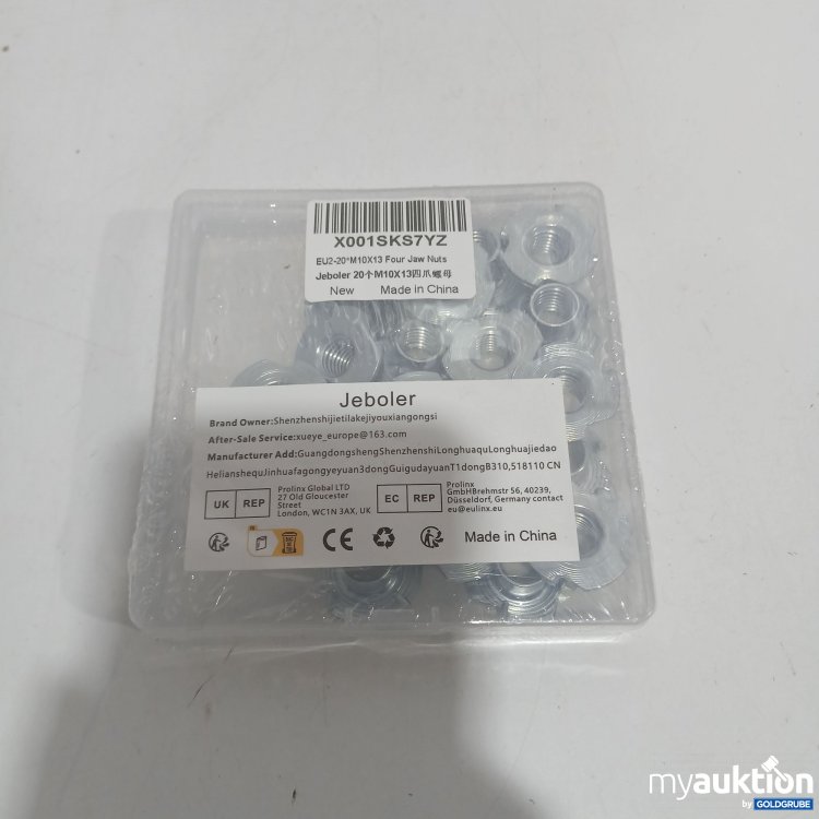 Artikel Nr. 887313: Jeboler Einschlagmuttern M10x13mm 20x