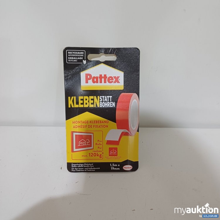 Artikel Nr. 940313 Artikel Nr. 940313: Pattex Montage-Klebeband 1,5 m x 19 mm