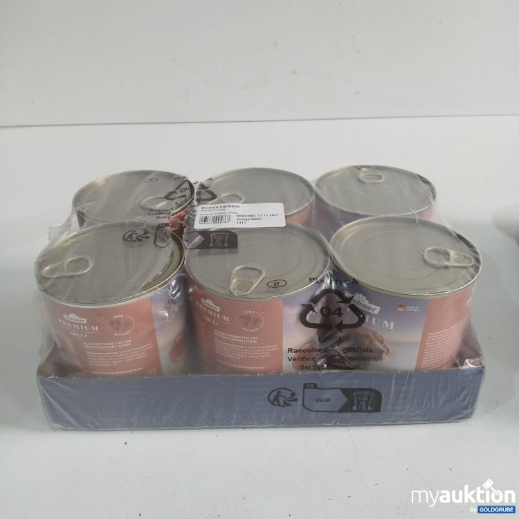 Artikel Nr. 959313: Premium Hundefutter Rind & Pute 6x800g 