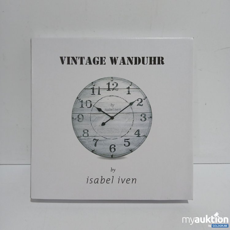 Artikel Nr. 970313 Artikel Nr. 970313: Isabel Iven Vintage Wanduhr
