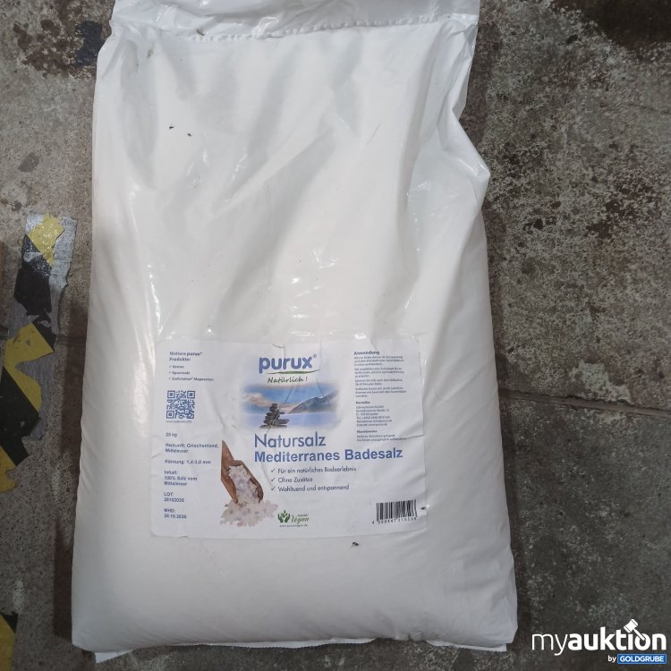 Artikel Nr. 986313: Purux Natursalz Mediterranes Badesalz 25kg 