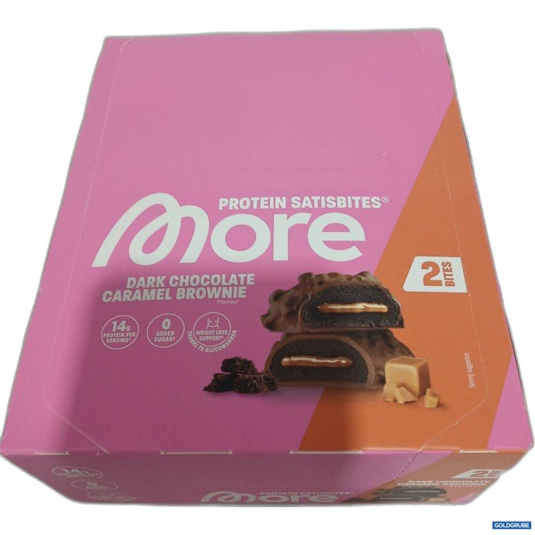 Artikel Nr. 995313 Artikel Nr. 995313: MORE Dark Chocolate Caramel Brownie 12x je 50g 2 Bites
