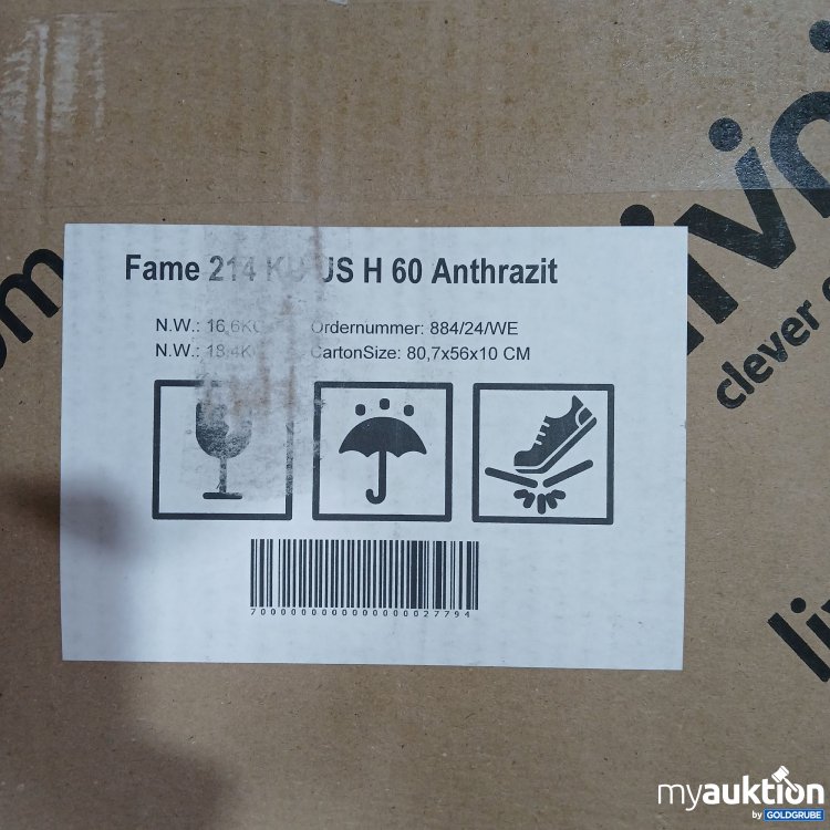Artikel Nr. 437314 Artikel Nr. 437314: Fame 214 KUUS H 60 Anthrazit