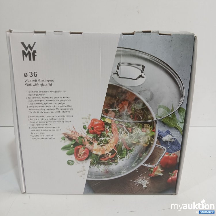Artikel Nr. 461314: WMF Wok mit Glasdeckel ø36cm 