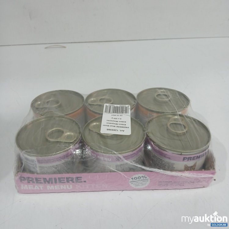 Artikel Nr. 477314 Artikel Nr. 477314: Premiere Meat Menu Kitten Mixpaket 6x200g