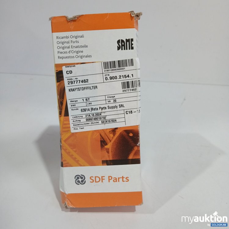 Artikel Nr. 521314 Artikel Nr. 521314: SDF Parts Krafstoff Filter 29777462