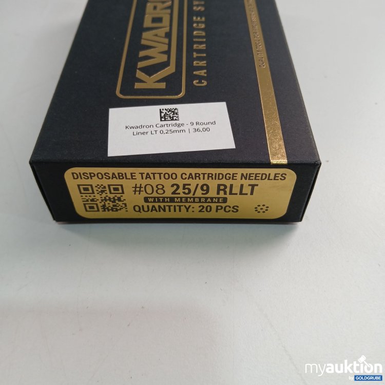 Artikel Nr. 805314 Artikel Nr. 805314: Kwadron Cartridge - 9 Round Liner LT 0.25mm 20 Stück