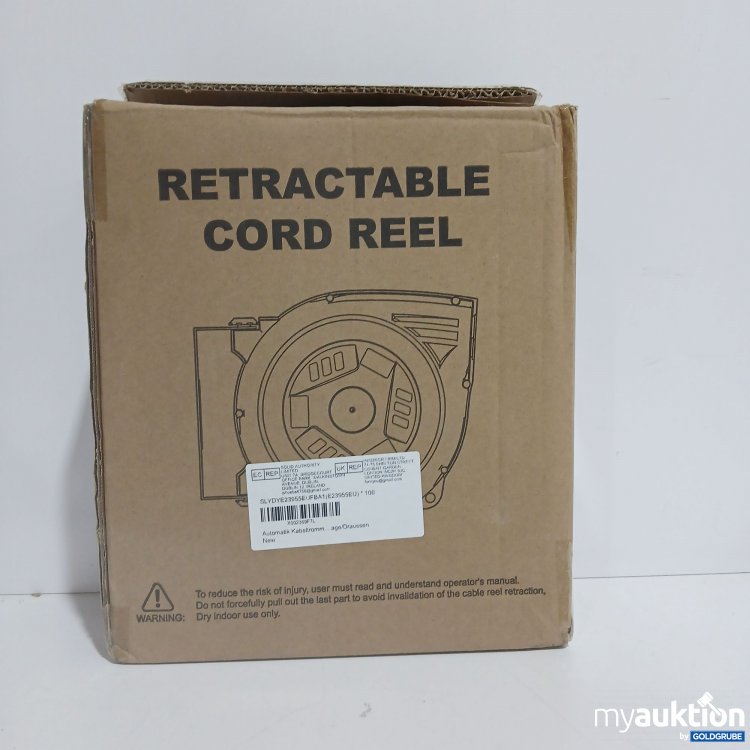 Artikel Nr. 816314 Artikel Nr. 816314: Retractable Cord Reel E23955EU