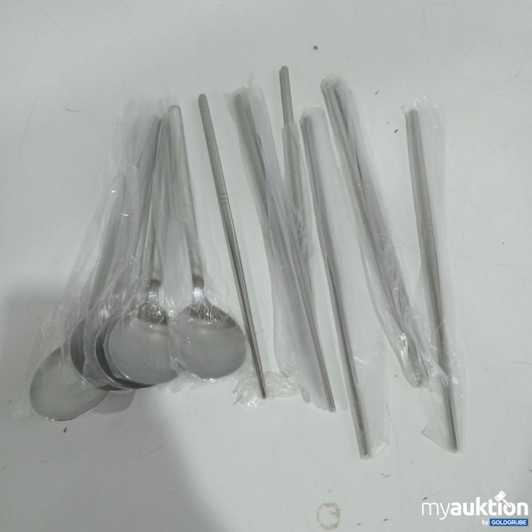 Artikel Nr. 912314: Edelstahl Löffel und Stäbchen Set