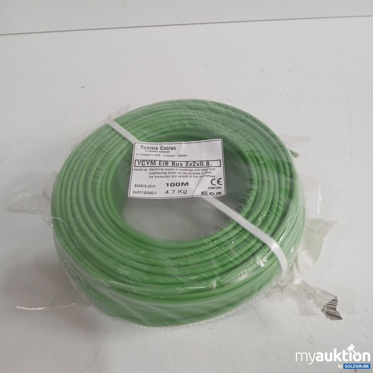 Artikel Nr. 990314 Artikel Nr. 990314: Tunisie Cable YCYM EIB Bus 2x2x0.8 100m