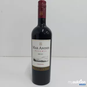Auktion Mas Andes - Reserva Camenere 0,75l