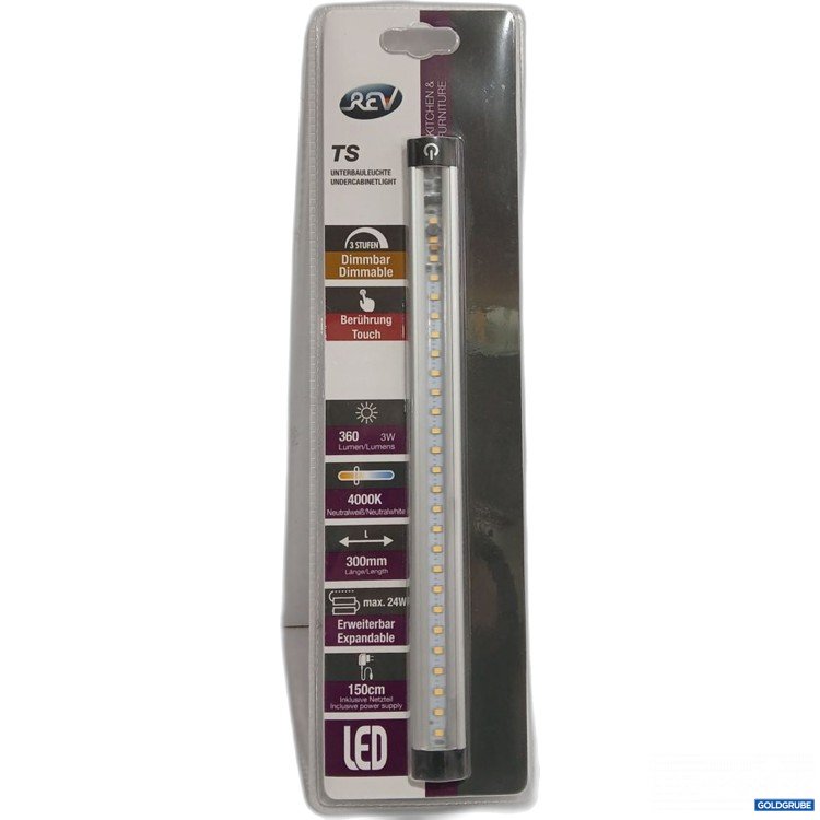 Artikel Nr. 442315: REV TS LED Unterbauleuchte mit Berührungssensor 300mm