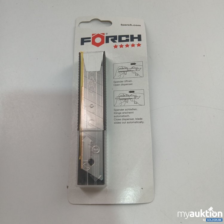 Artikel Nr. 518315: Forch Abbrechklingen für Cuttermesser 