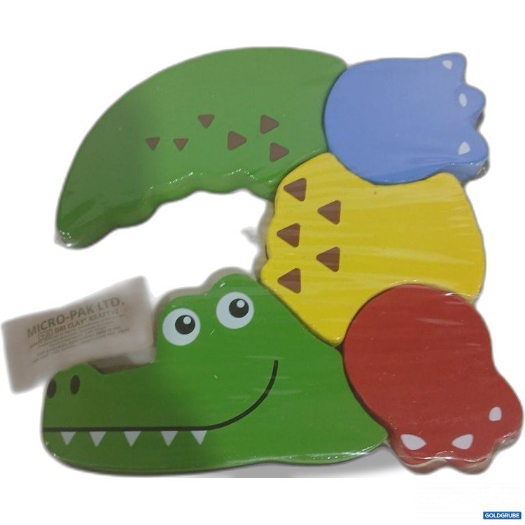 Artikel Nr. 919315: Holzpuzzle Krokodil