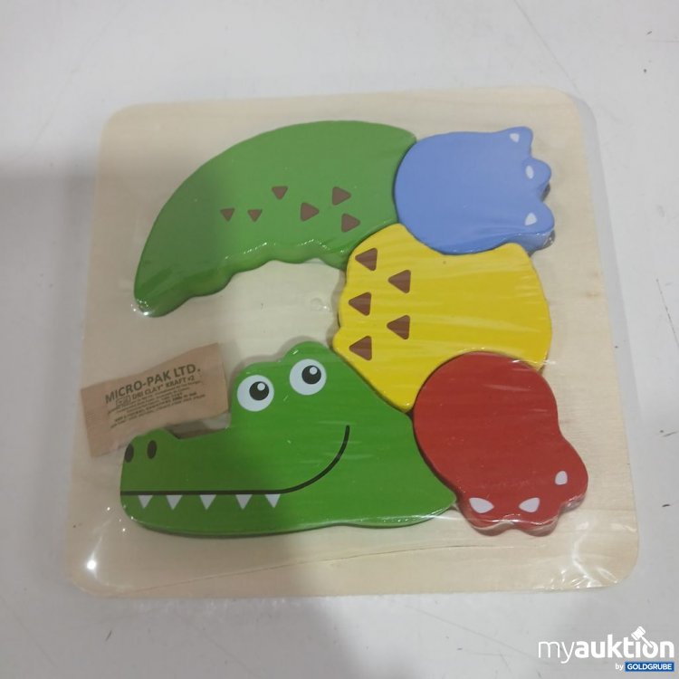 Artikel Nr. 919315: Holzpuzzle Krokodil