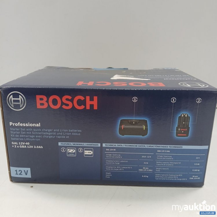 Artikel Nr. 921315: BOSCH Starter Set GAL 12V-40 2 x GBA 12V 3.0Ah