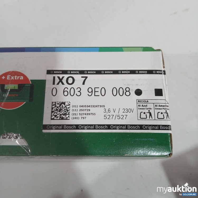 Artikel Nr. 994315 Artikel Nr. 994315: Bosch Akku-Schrauber IXO7 06039E0008