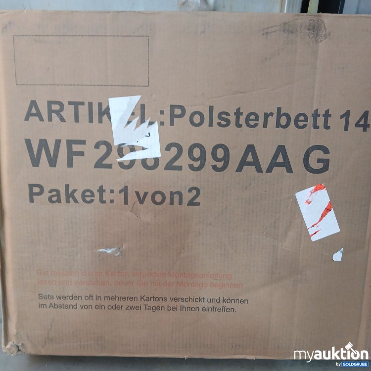 Artikel Nr. 445316 Artikel Nr. 445316: Decobus Handel GmbH Polsterbett 140×200cm, Art.No. 298299AAG