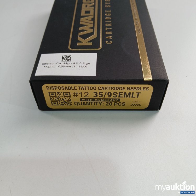 Artikel Nr. 805316 Artikel Nr. 805316: Kwadron Cartridge - 9 Soft Edge Magnum 0.35mm 20 Stück