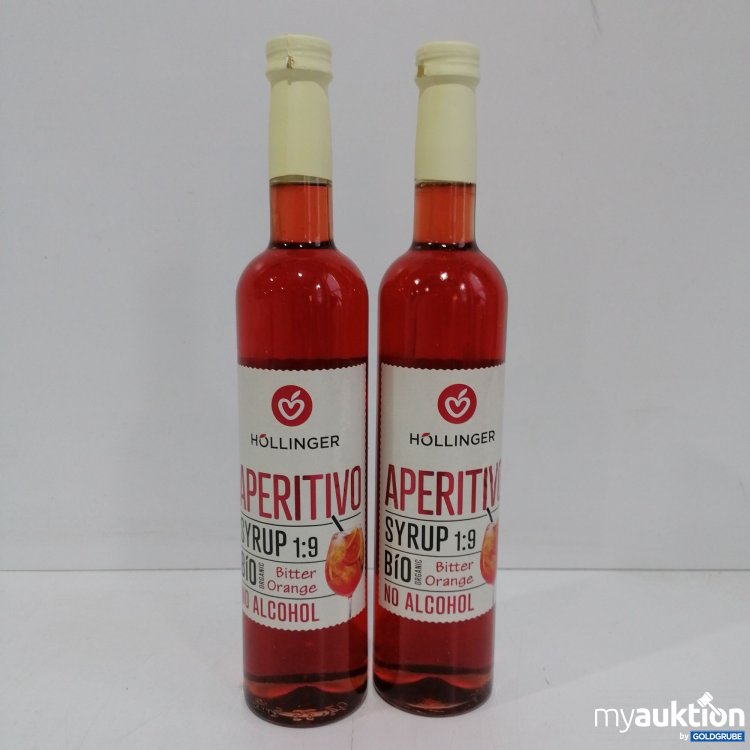 Artikel Nr. 844316 Artikel Nr. 844316: Höllinger Bio Aperitivo Syrup 1:9 Bitter Orange 2x500ml