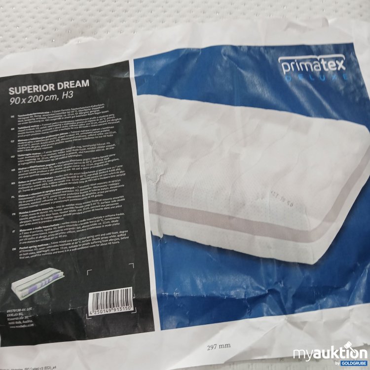 Artikel Nr. 854316: Primatex Deluxe Superior Dream Matratze H3 90x200cm