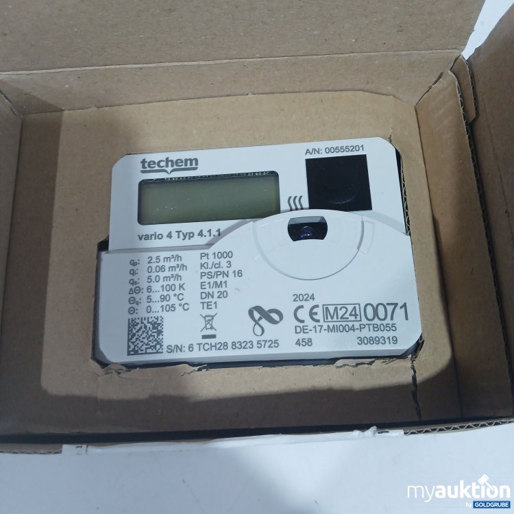 Artikel Nr. 874316 Artikel Nr. 874316: Techem Messkapsel-Wärmezähler Typ 4.1.1