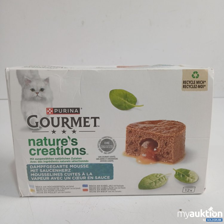 Artikel Nr. 958316: Purina Gourmet natures creations Dampfgegarte Mousse mit Saucenherz 12x85g
