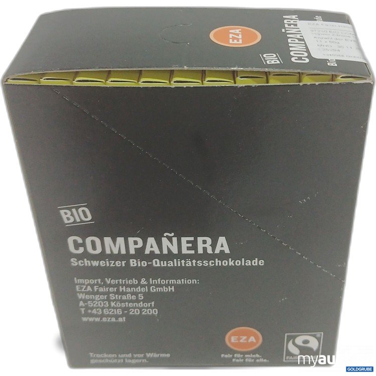 Artikel Nr. 462317: Bio Campanera Schweizer Schokolade Ingwer Zitrone 11x50g