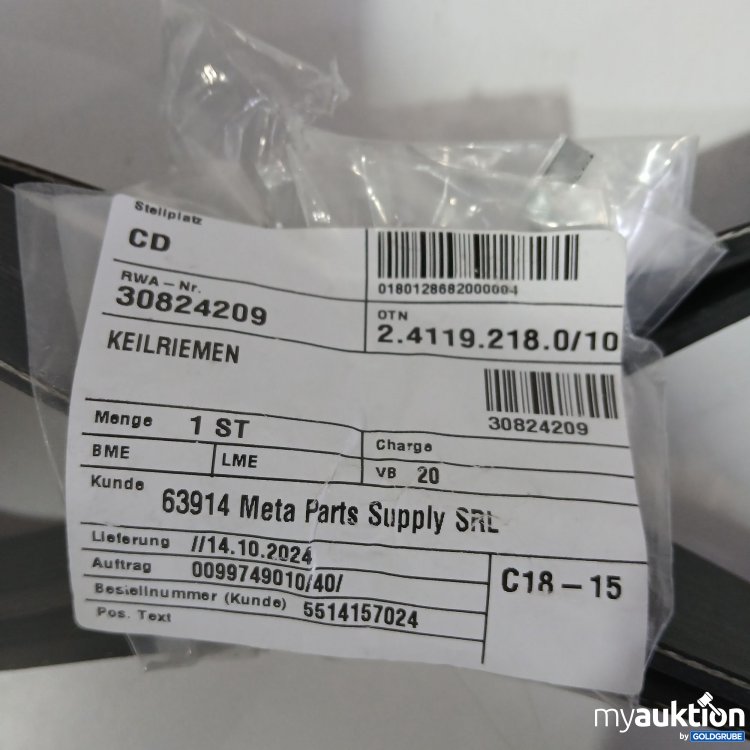 Artikel Nr. 521317 Artikel Nr. 521317: Meta Parts Keilriemen 30824209