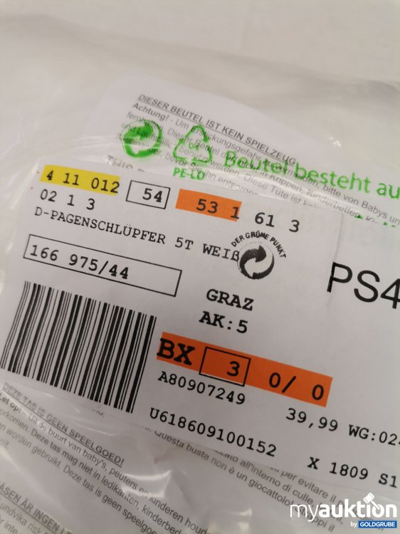 Artikel Nr. 705317: Pagenschlüpfer