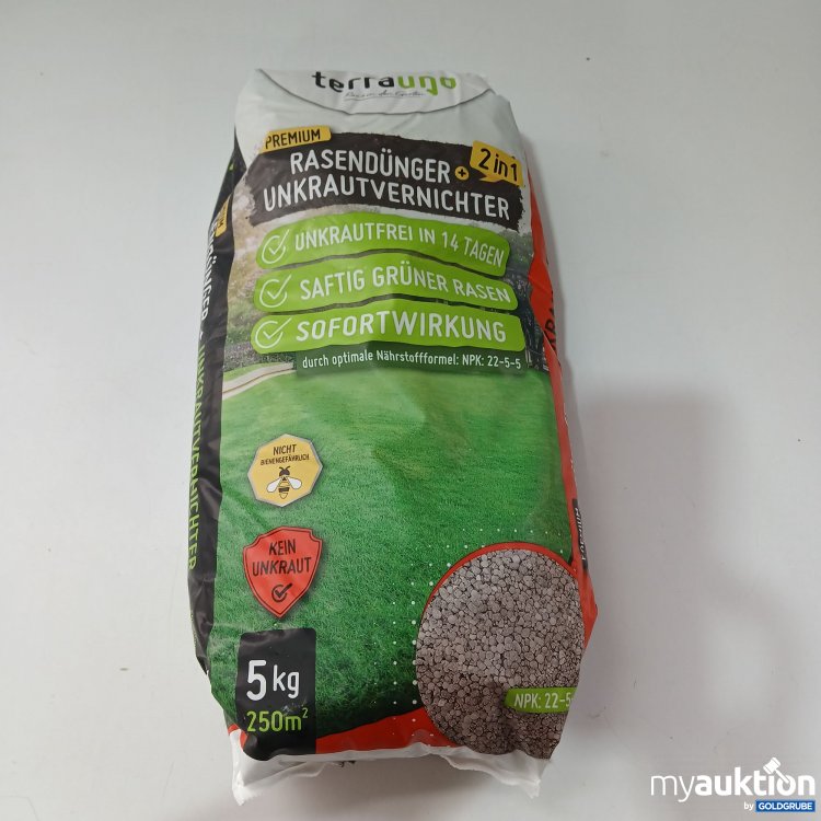 Artikel Nr. 854317 Artikel Nr. 854317: Terrauno Premium Rasendünger Unkrautvernichter 5kg