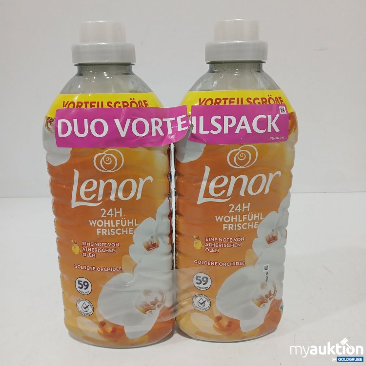 Artikel Nr. 860317: Lenor Weichspüler Goldene Orchidee Duo Vorteilspack 2 mal 1,239L