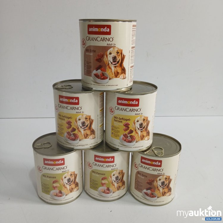 Artikel Nr. 959317: Animonds Gran Carno Hundefutter diverse Sorten 6x800g 