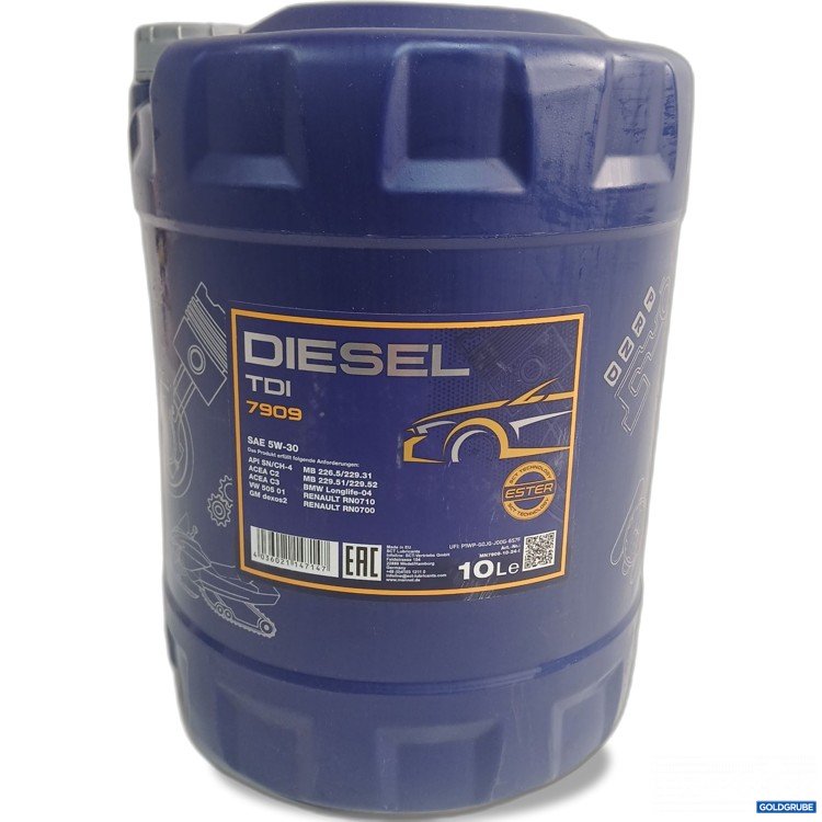 Artikel Nr. 961317 Artikel Nr. 961317: Mannol Diesel TDI 7909 Sae 5W-30 10l