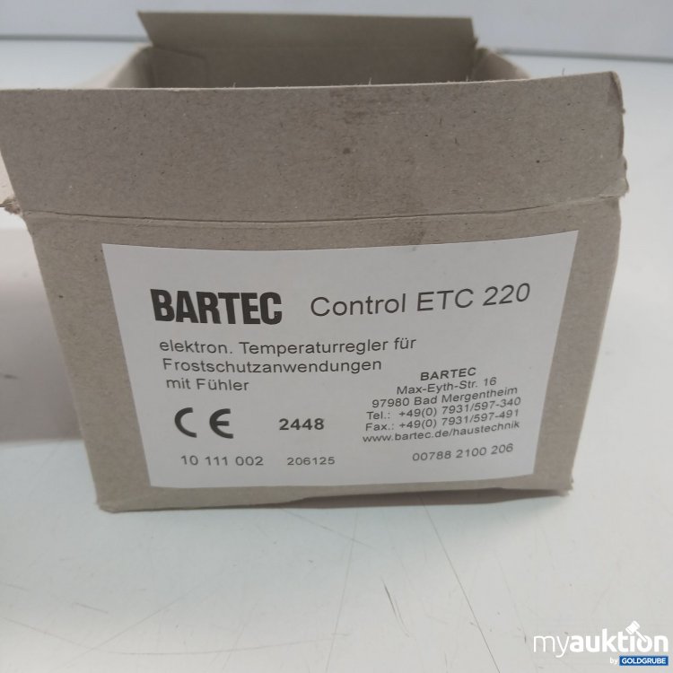 Artikel Nr. 987317 Artikel Nr. 987317: Bartec Control ETC 220 Temperaturregler