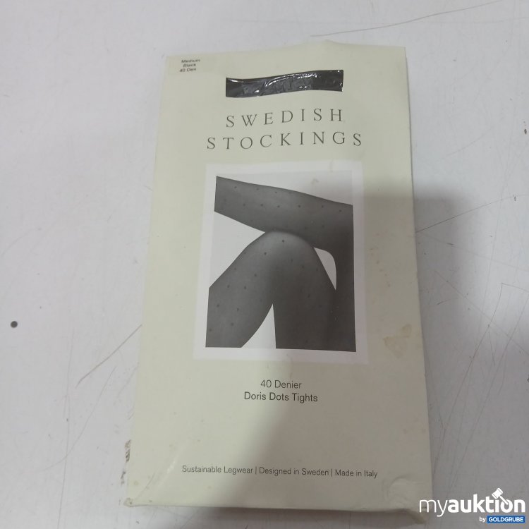 Artikel Nr. 993317 Artikel Nr. 993317: Swedish Stockings Strumpfhose Schwarz mit Punkten 40DEN Gr M