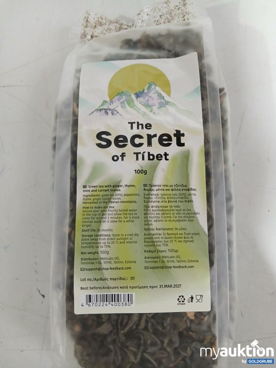 Artikel Nr. 997317 Artikel Nr. 997317: THE SECRET OF TIBET 100g