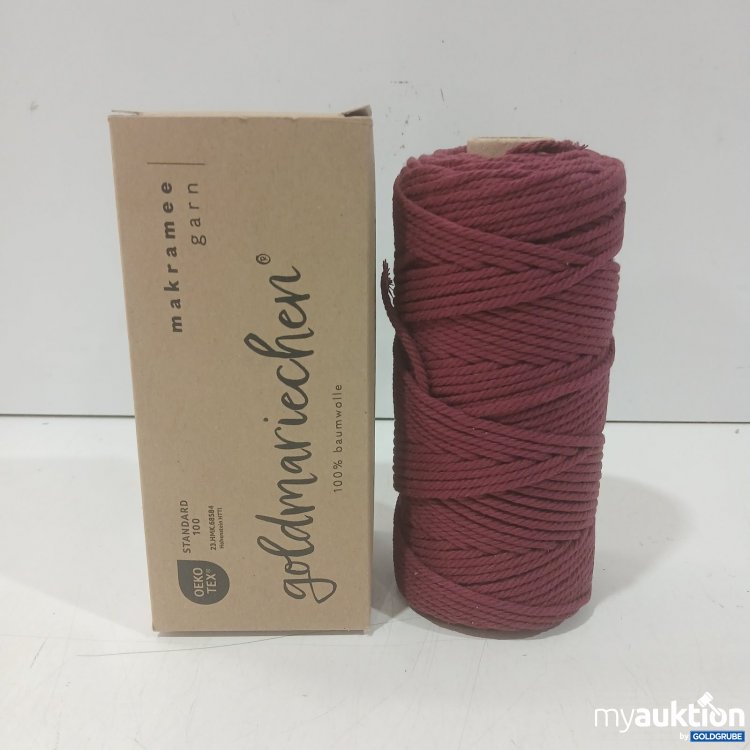 Artikel Nr. 469318 Artikel Nr. 469318: goldmariechen Makramee Garn Burgunder 100 m 3 mm