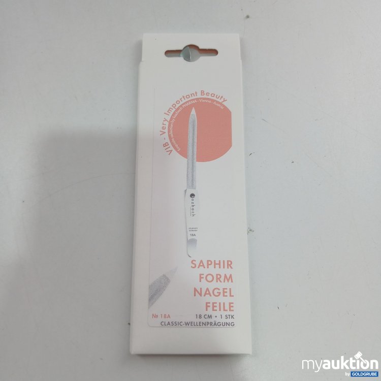 Artikel Nr. 834318 Artikel Nr. 834318: Very Important Beauty Saphir-Formnagelfeile No 18A 18cm